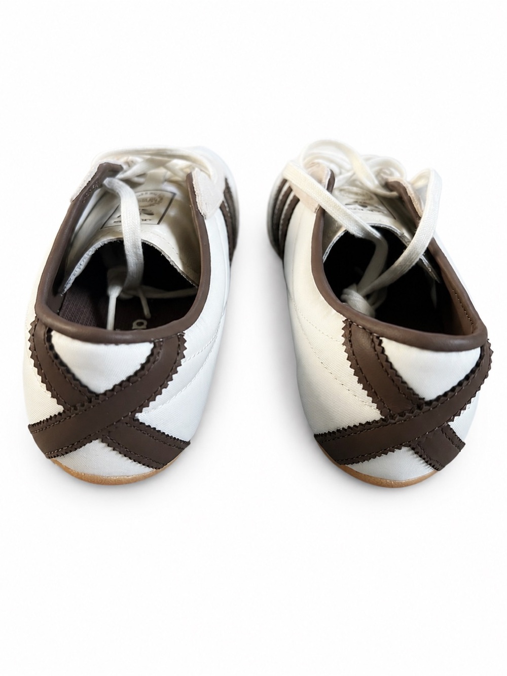 Adidas Tokyo W Sneakers White Brown Gum Sole Low Profile Retro Women’s 7 NIB - Picture 6 of 11